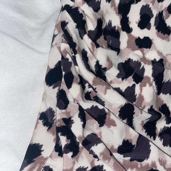 NWT- American Beach- size 10 - bathing suit top- leopard print - Picture 8 of 12